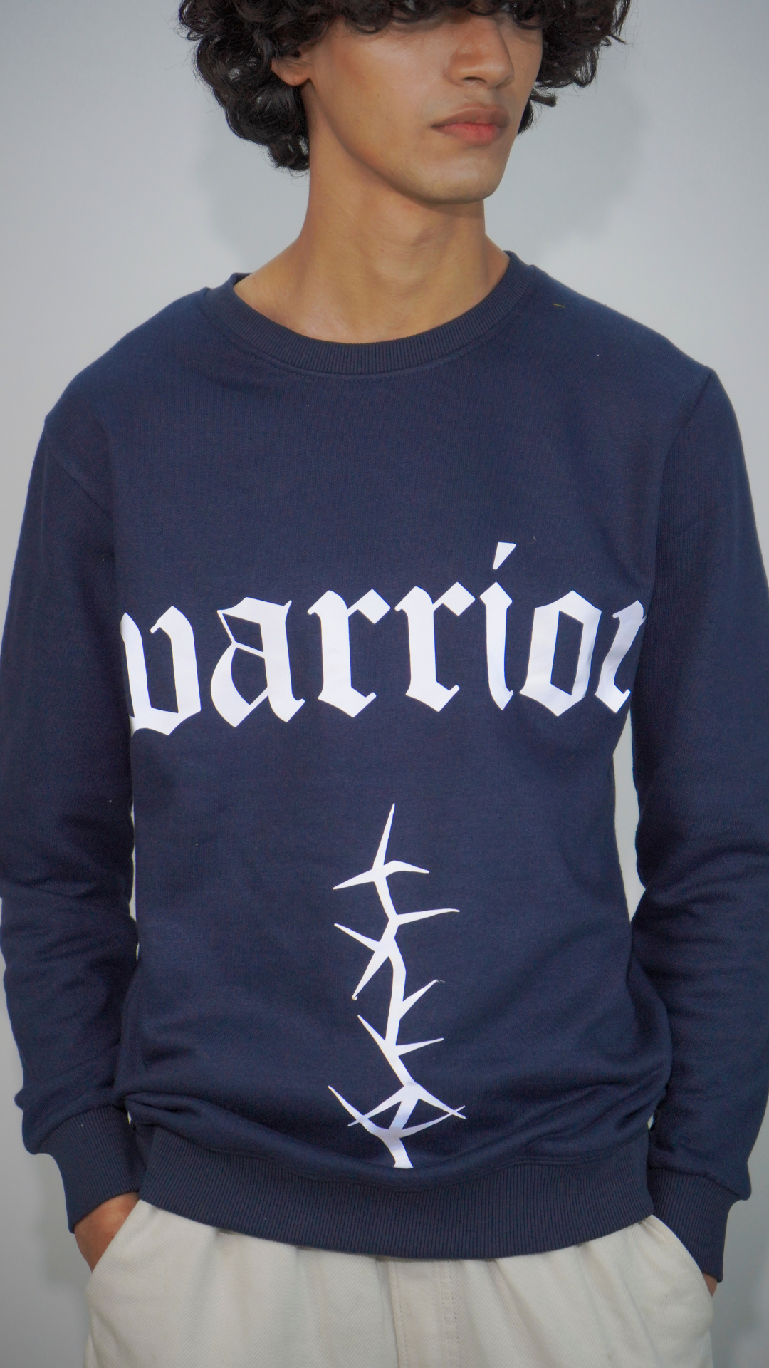 Luminwears Unisex Reflective Warrior Sweatshirt – 250 GSM Cotton Winterwear