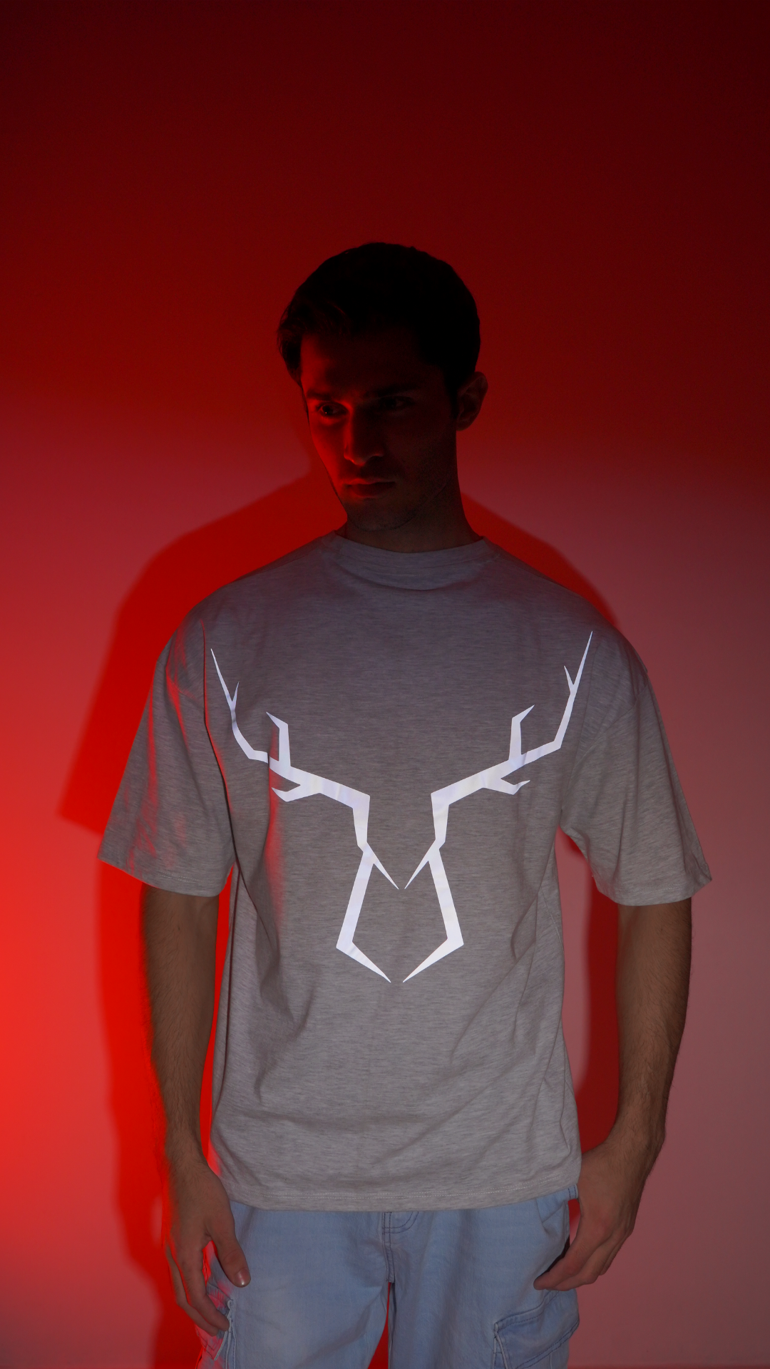 Markhor Glow – Unisex Reflective T-Shirt | Luminwears | 200 GSM Cotton Streetwear