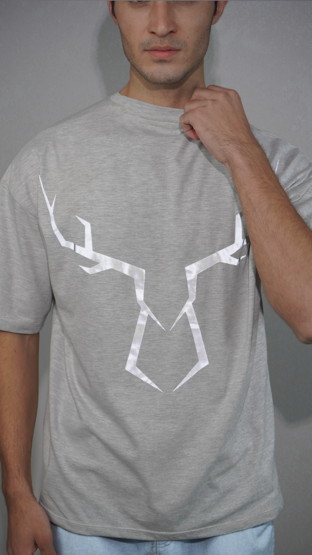 Markhor Glow – Unisex Reflective T-Shirt | Luminwears | 200 GSM Cotton Streetwear